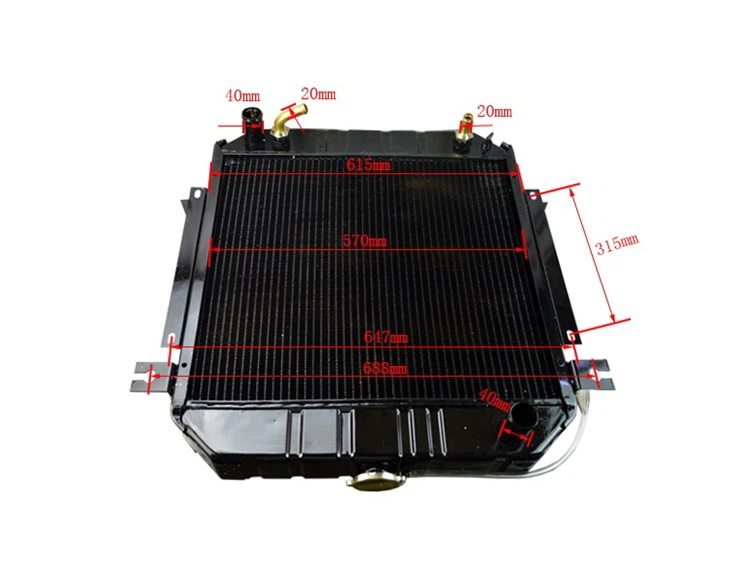 Forklift Parts 25782-10201 Oil Cooler Radiator for FD50-70Z7/6BG1/6BB1